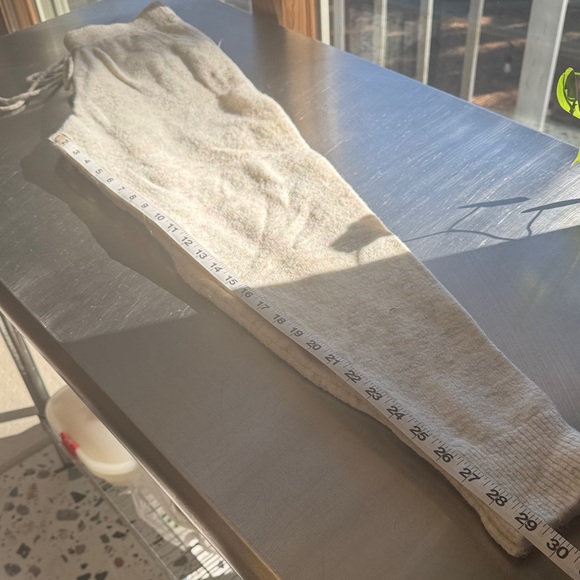 SO Cream Sweater Set: Cropped top and Straight Leg Pants - Picture 9 of 15